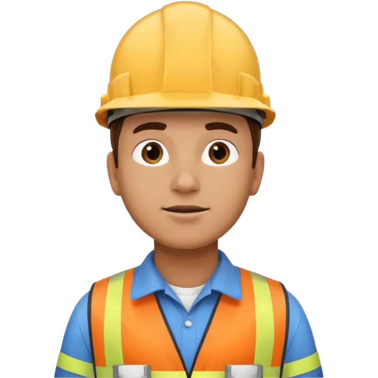 engineer looking up to the sky emoji