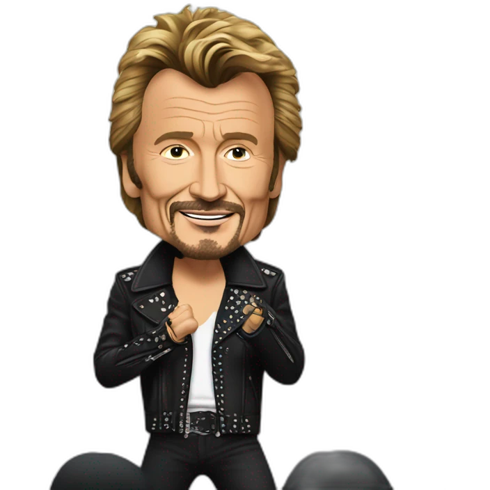 Johnny Hallyday on stage emoji