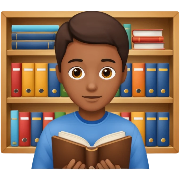 I’ll go to the library emoji
