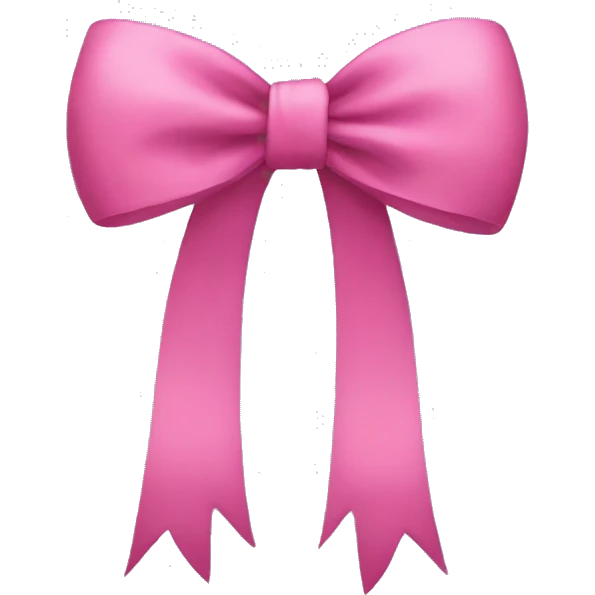big bow emoji