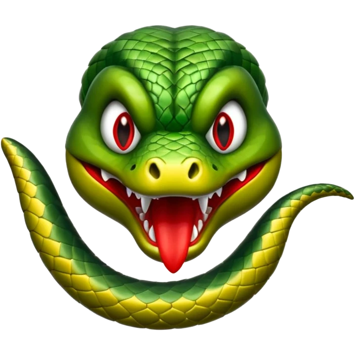 snake face emoji