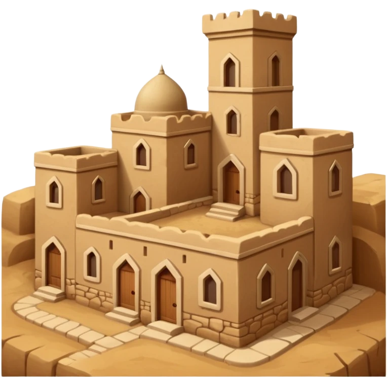 little city and small home, Iraqi-style emoji