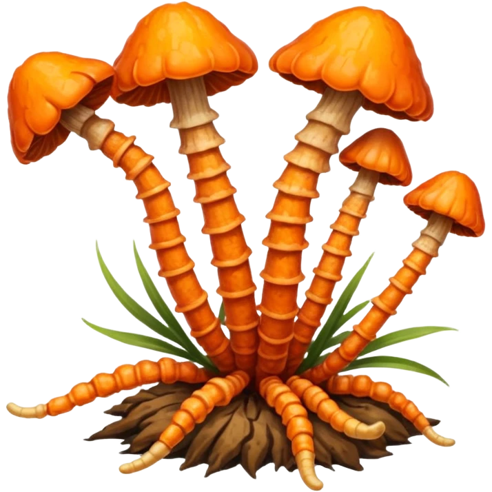 Cordyceps mushrooms emoji