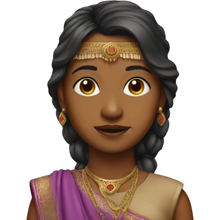 Indian girl emoji