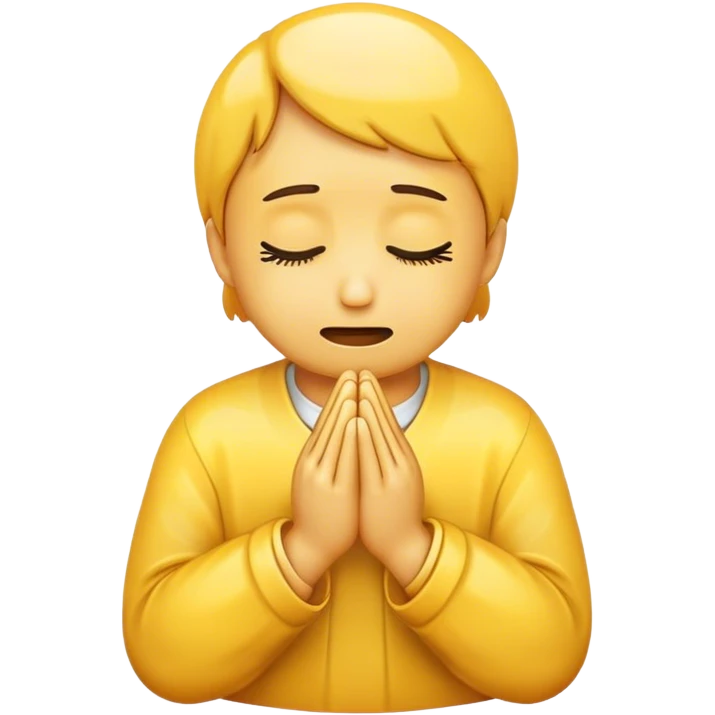 crying emoji with praying hands emoji