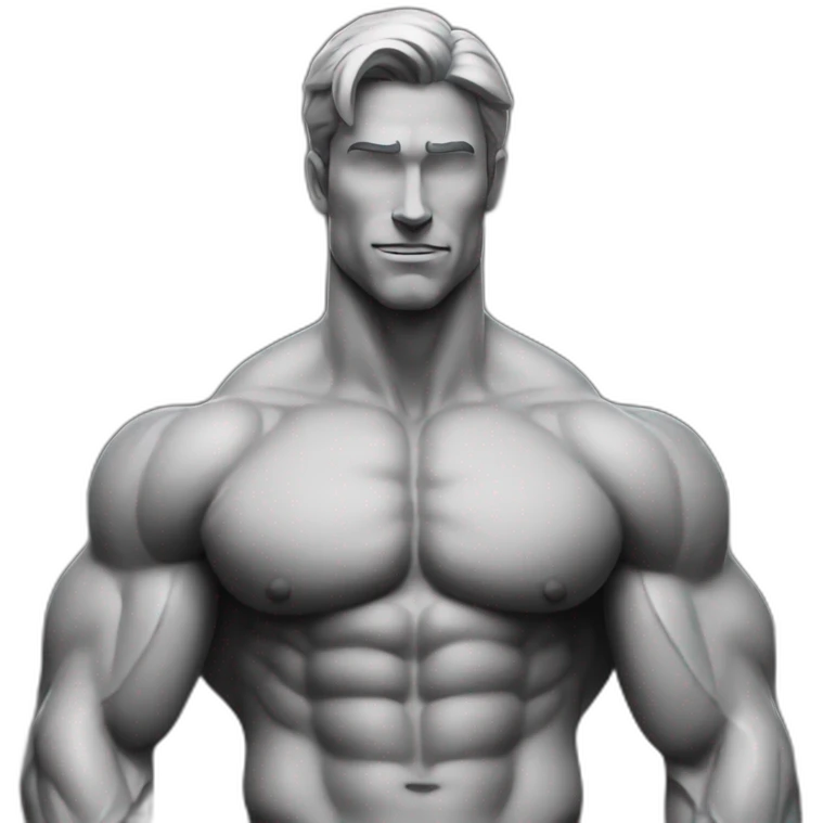 Aesthetic muscle body emoji