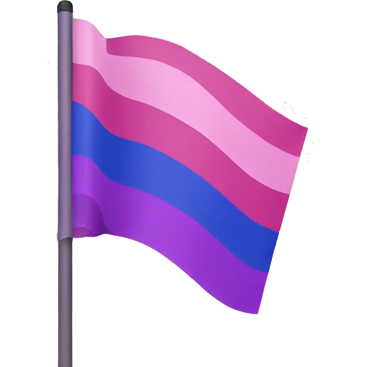 Bisexual pride flag emoji
