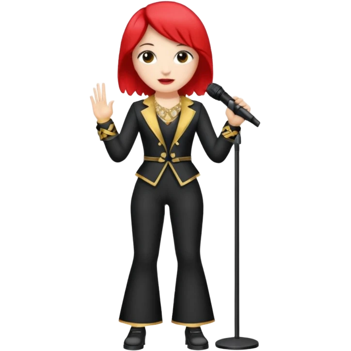 singer full body emoji