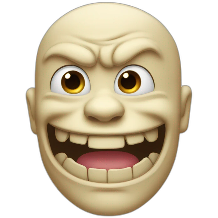 jaw - mewing emoji