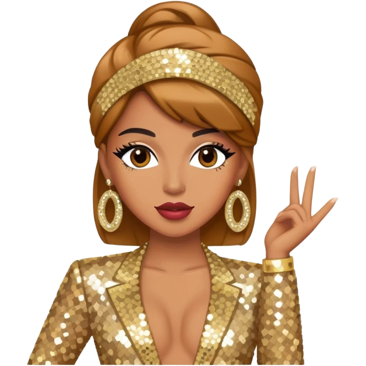 Sassy popstar emoji