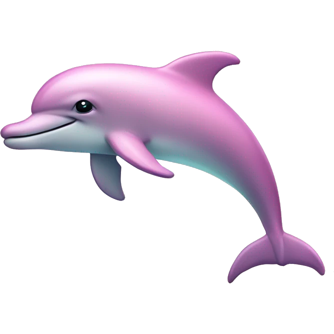 Pastel-pink-colors-dolphin emoji