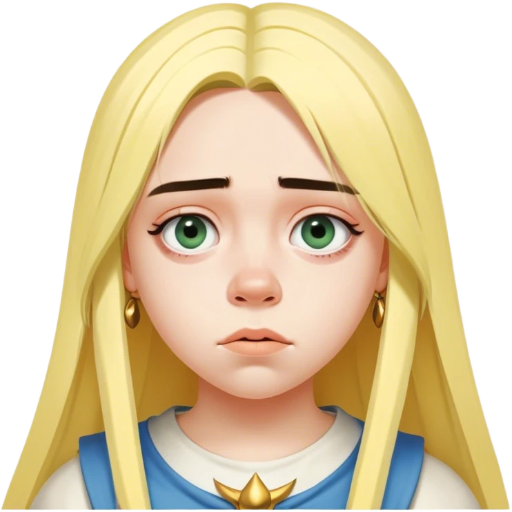 Billie eilish as asterix  emoji