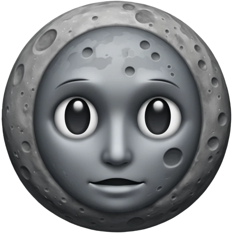 moon dark faceless  emoji