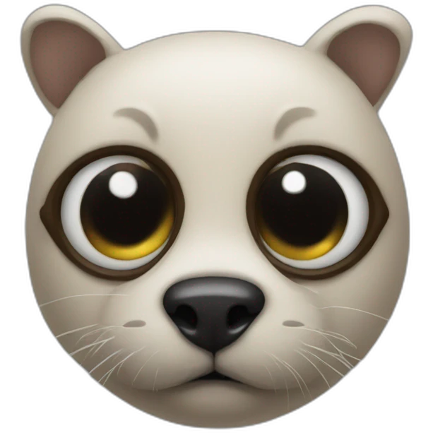Animal with x eyes emoji