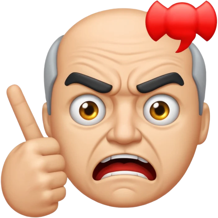 Big text "mopo" above and an angry man emoji