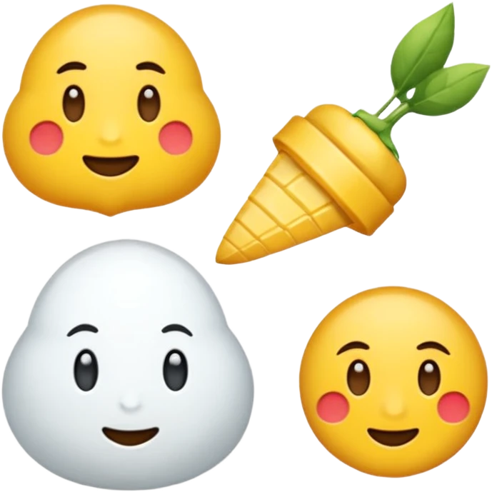 Больше чтобы было похоже на горстку salt  emoji