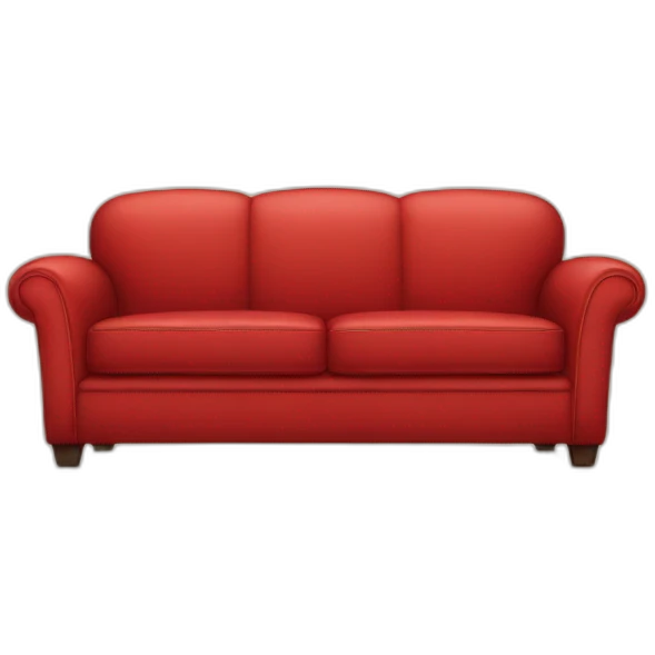 red couch emoji