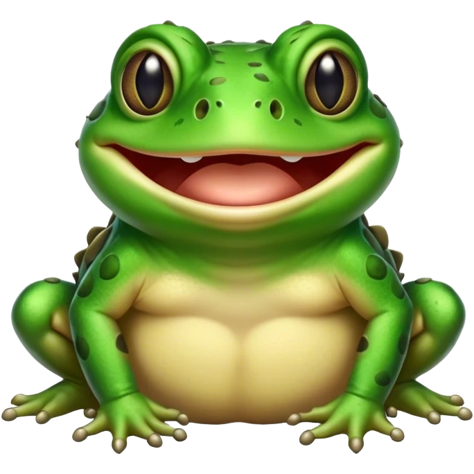 laughing toad emoji