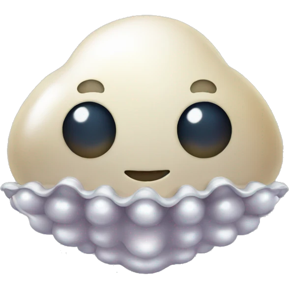 Clam with pearl emoji