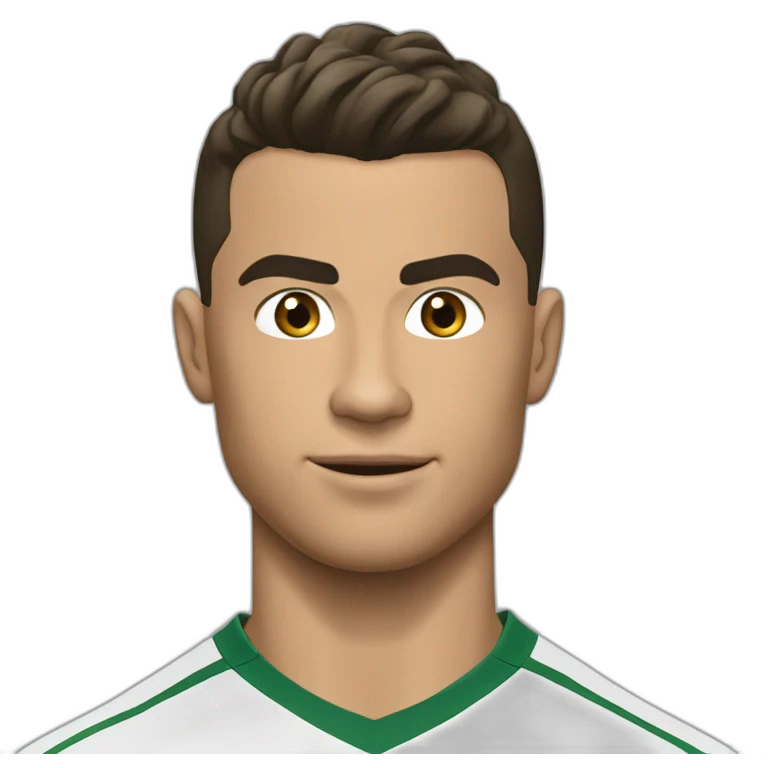 Ronaldo marquant un but emoji