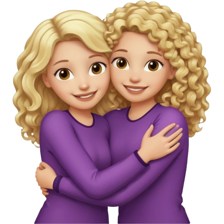 curly blonde hair whitegirl hugging straight blonde. hair. white girl emoji
