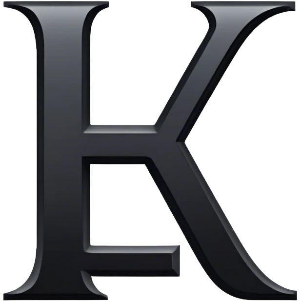 BLACK letter emoji