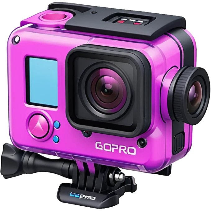 purple pink blue gopro emoji