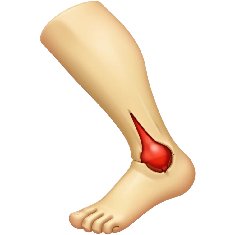 Broken leg emoji