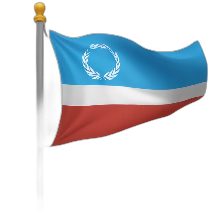 Un drapeau où il est inscrit MV emoji