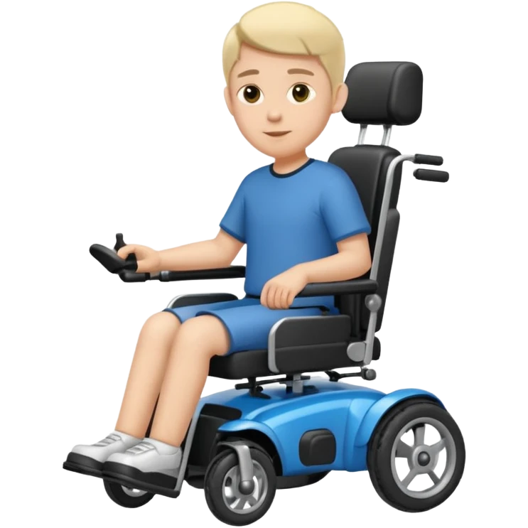 person in motorized wheelchair emoji