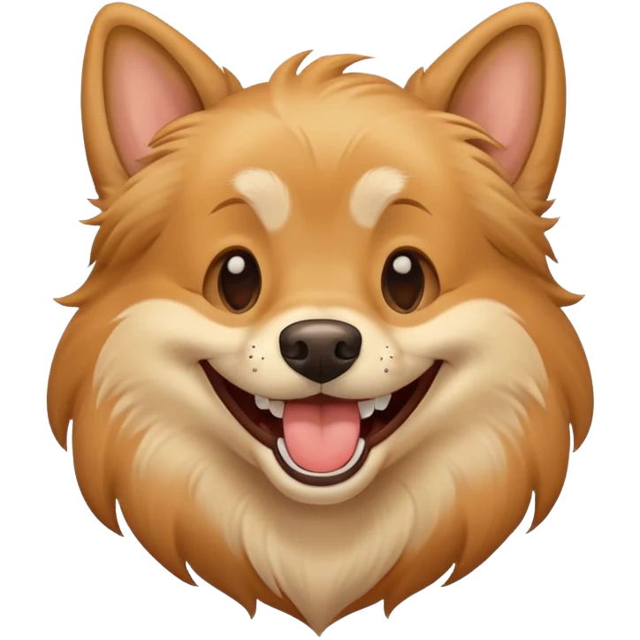 Собака смеется  emoji