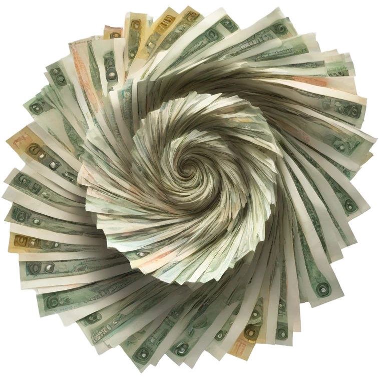 cash tornado emoji
