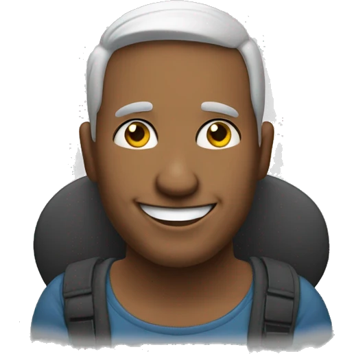 homem sorrindo emoji