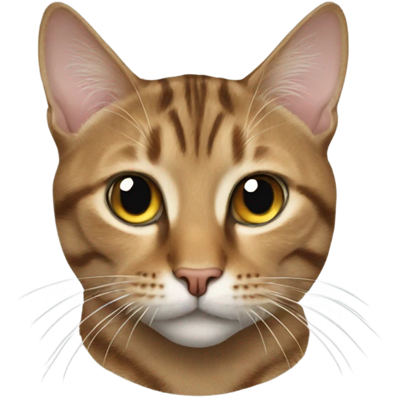 Realistic tabby cat emoji