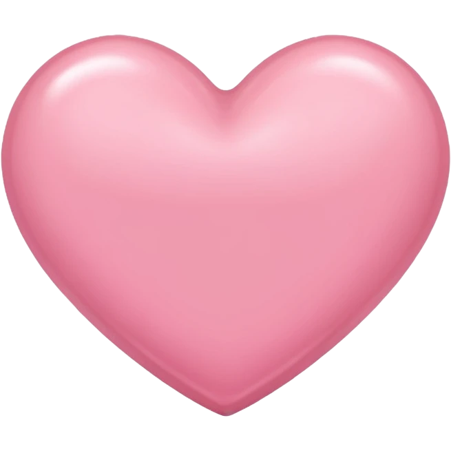 Baby Pink heart emoji