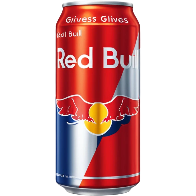 a red bull can that says girlfriend gives you wings emoji