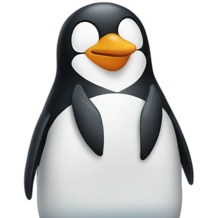 Gigachad Penguin emoji