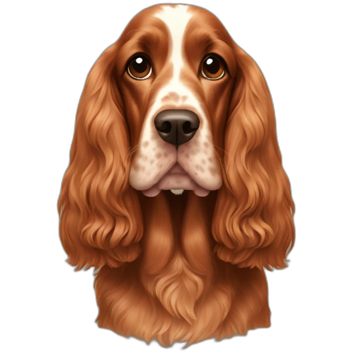 All Ginger, English Cocker Spaniel emoji