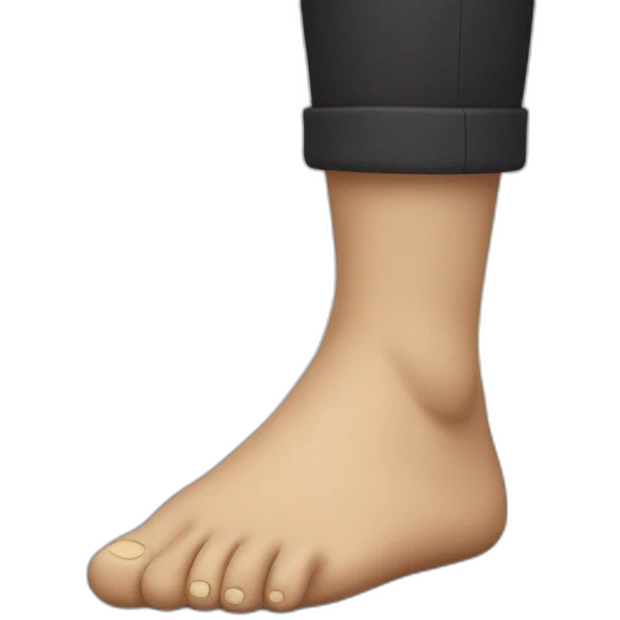 Foot emoji