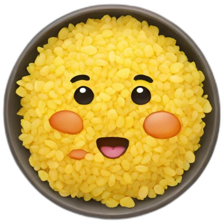 Poha with chai  emoji