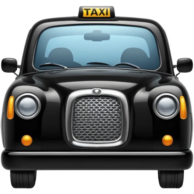 black taxi emoji