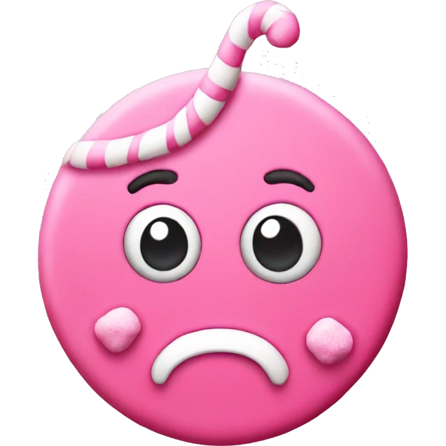 pink christmas cookie emoji