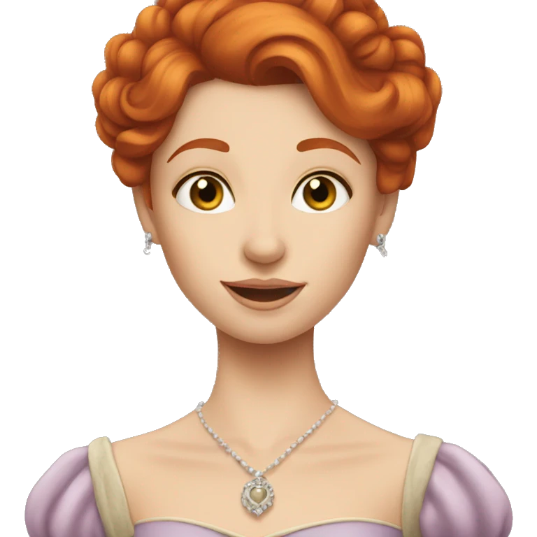 redhead princess emoji