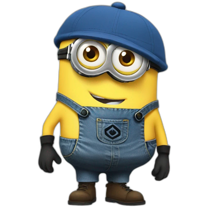Minions with cap emoji