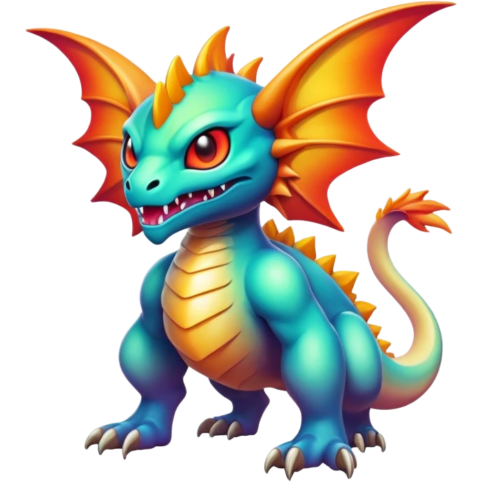 Epic legendary complex gradients aesthetic-Fakémon-creature emoji