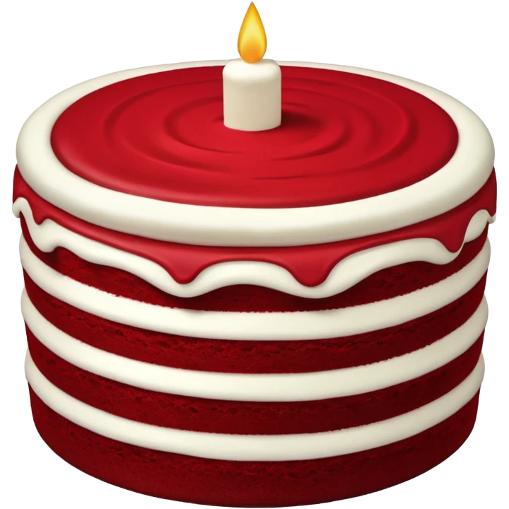 tarta red velvet emoji