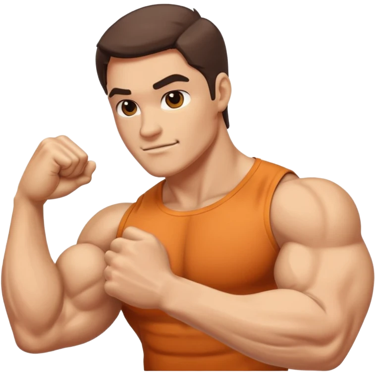flexed bicep muscle health emoji emoji