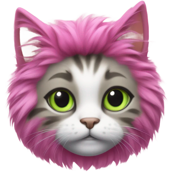 Pink cat emoji