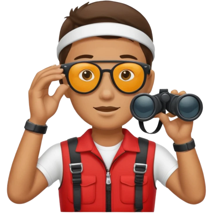 Lifeguard with Binoculars emoji