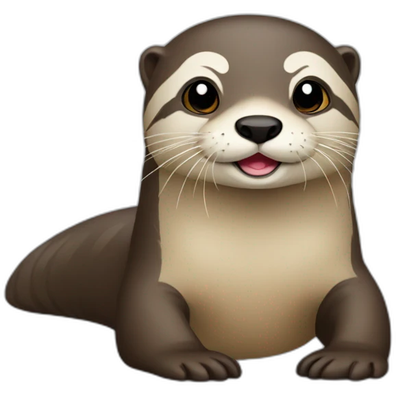 Loutre sur toutes emoji